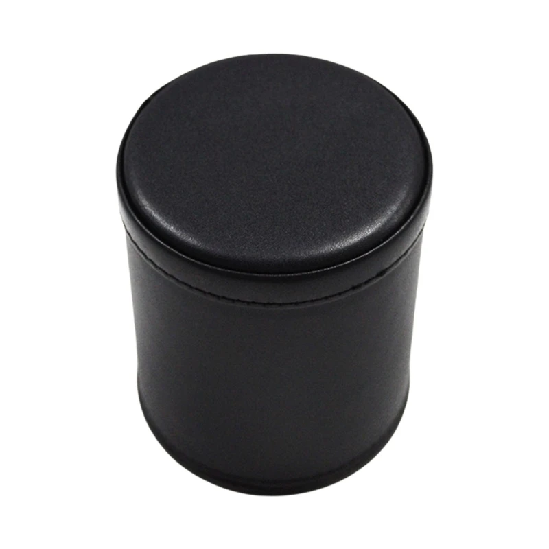 yunyun Dices Shake Container For Professional Table Board Game Dices Cup PU Leather Dices Rolling Cup Comfortable Hand Feeling