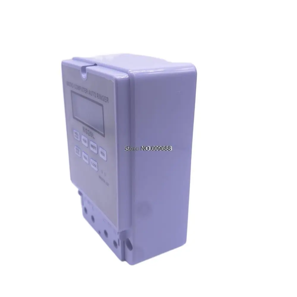 AC220V Ringing school Bell Timer Switch Micro Computer Automatic Ringer with Bell Automatic Timing Ringing Controller