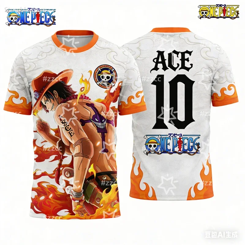 Summer Children One Piece T-Shirt Chopper Art Print Casual Boys Clothes Girls Short Sleeve Men Jersey