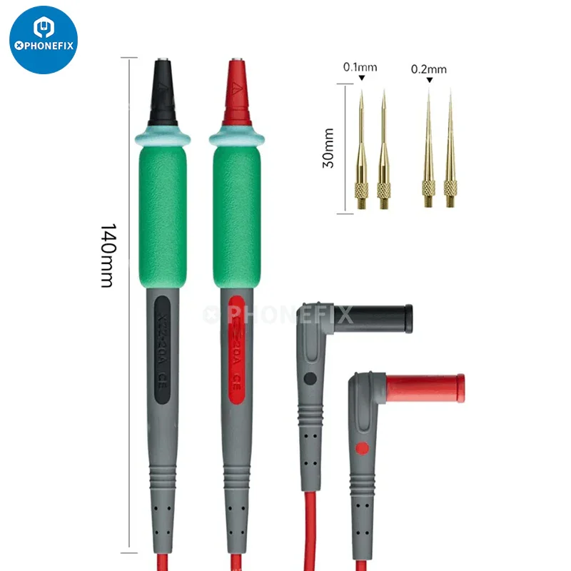 XZZ P2 Test Pen 20A 1000V Universal Probe Test Leads Pin Multimeter Pen for Short Circuit Motherboard Chip Component Measuring