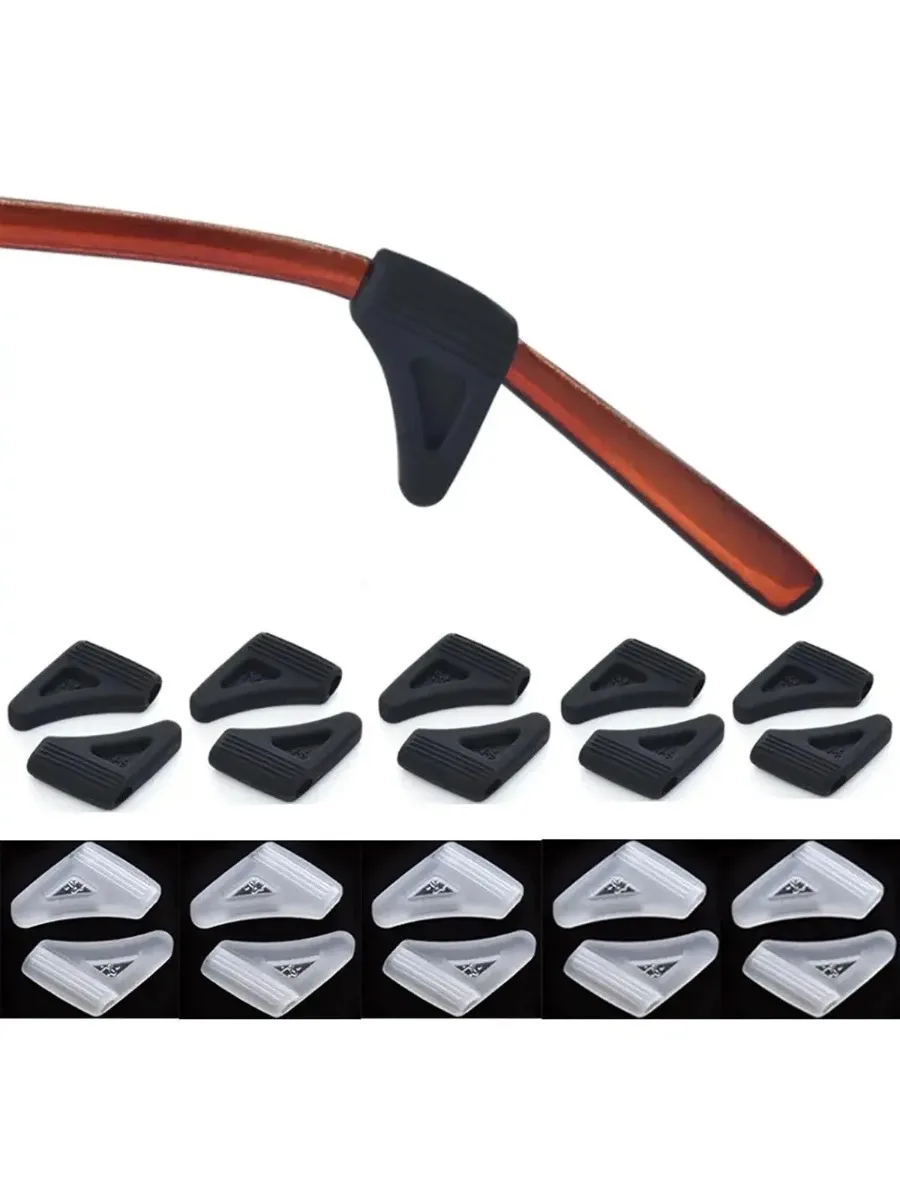 5 Paar Brillen Anti-Rutsch Ohrbügel-Abdeckung Verlustschutz Silikon Brillenbügel-Hülle Halter für Sport-Sonnenbrillen Brillenzubehör