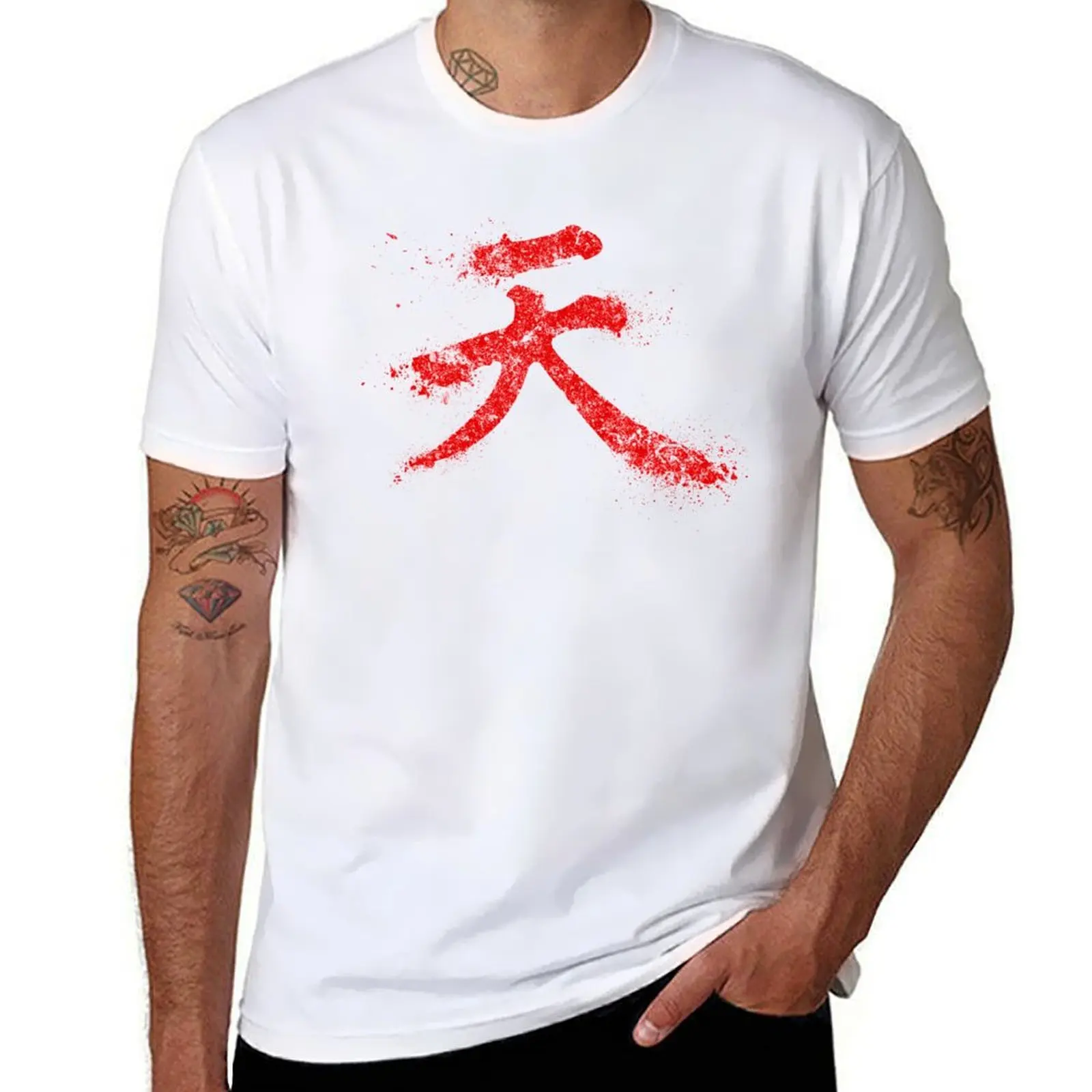 

Akuma Kanji T-Shirt t shirt for man t shirt man cotton T-Shirt