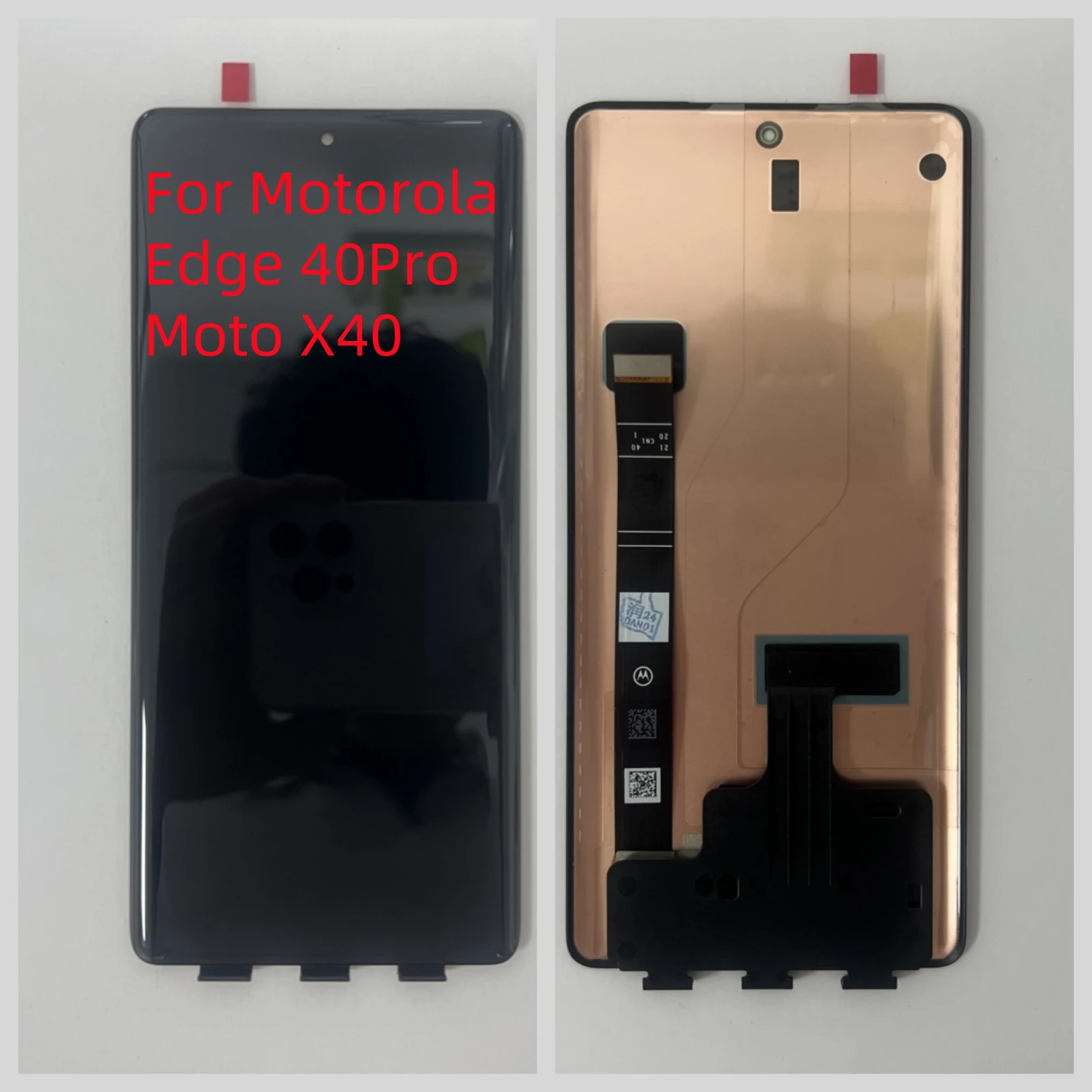 Original AMOLED For Motorola Edge 40 Pro LCD Display Screen Touch Panel Digitizer For Moto X40 Screen Replacement 6.67