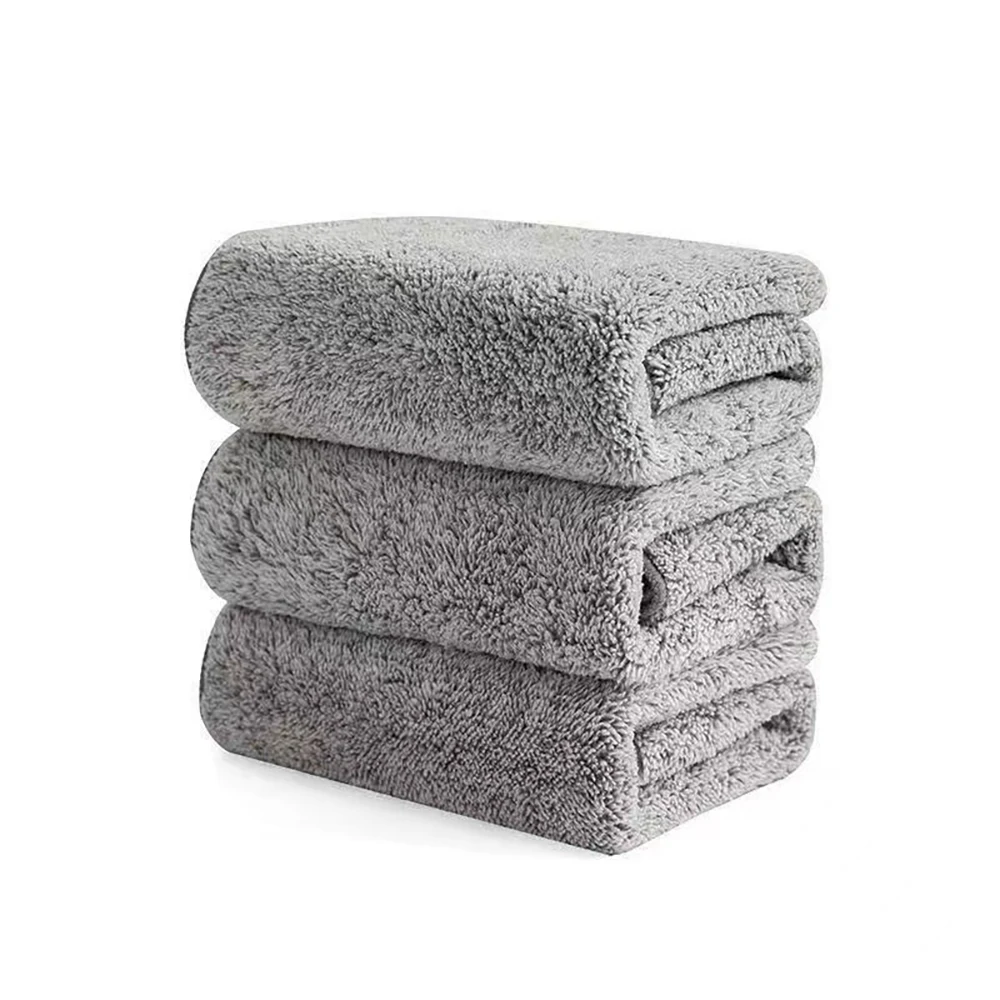 1PC Microfiber Kitchen Towels Bamboo Charcoal Dishcloth Anti-grease Wipping Rags Non Stick Oil Household Cleaning Cloths Towel