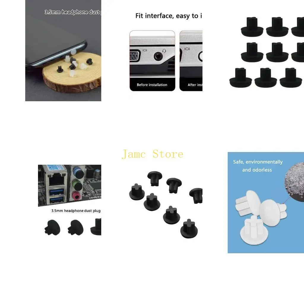 

LX0B Portable 3.5mm Audios Jacks Dustproof Cover For Electronics Maintenance Tool