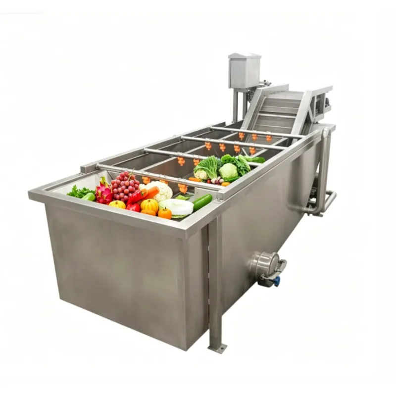 Industrial Commercial Fruit and Vegetable Washing Machine with Motor and Engine Multifunctional Cleaning Equipment