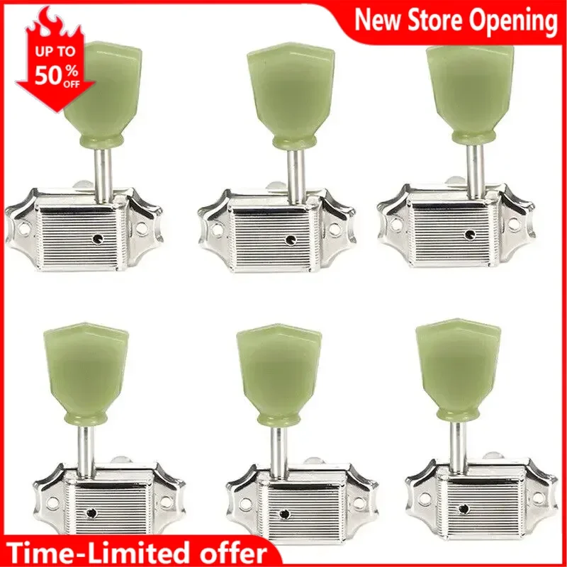 3L3R Electric Guitar Tuning Pegs Tuners Machine Heads Keys 3x3 Set Chrome