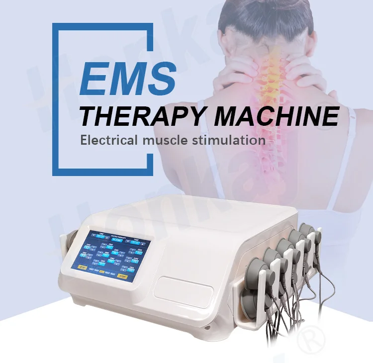Hot Sale Portable Training Post-Exercise Recovery Pain Relief EMS Muscle Stimulator Machine