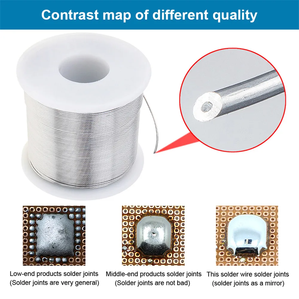 Imagem -06 - Jinhu Solda Fio Tin Rosin Núcleo de Solda Solda de Solda Ferro sem Chumbo Sn99.3 Cu0.7 0.5 0.6 0.8 1.0 1.2 2.0 mm 50g 100g 250g