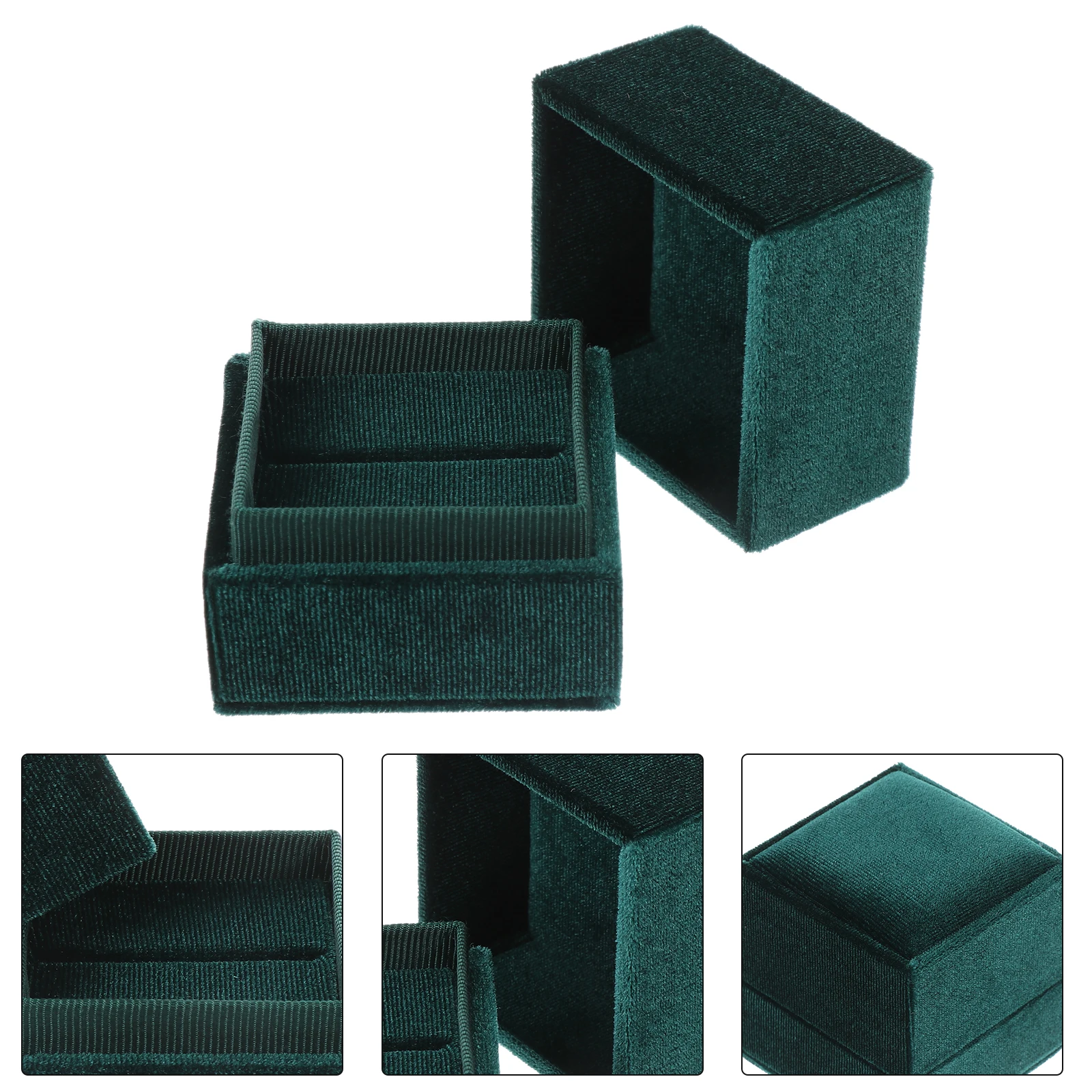 

ring box flannelette ring box ring display box jewelry box wedding ring box