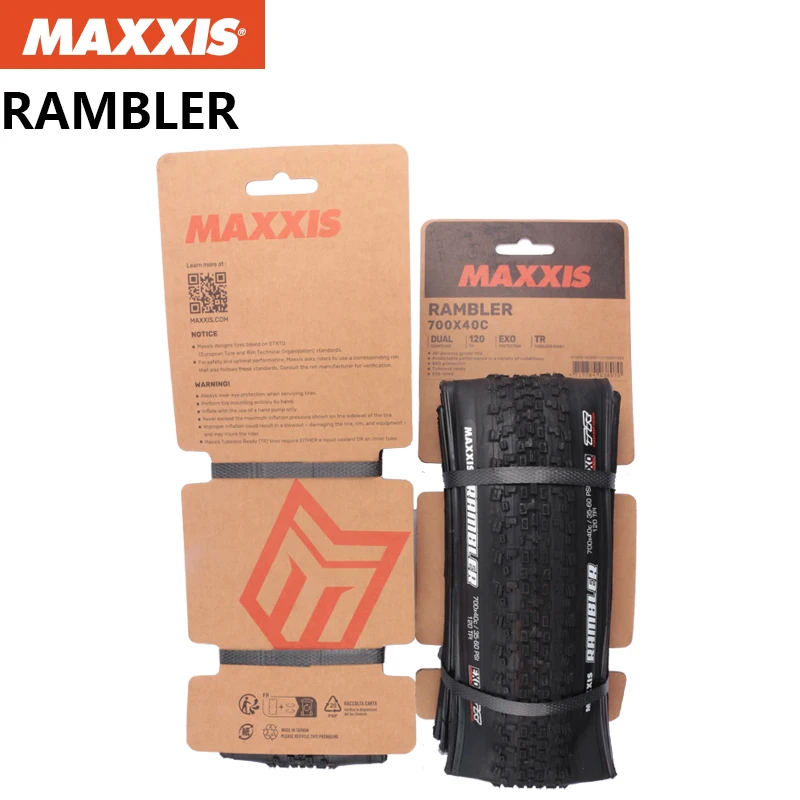 MAXXIS RAMBLER Gravel Tires Anti Puncture Tubelss Gravel Tire 700x38C/40C/45C/50C 650x47B Off Road Bicycle Tires