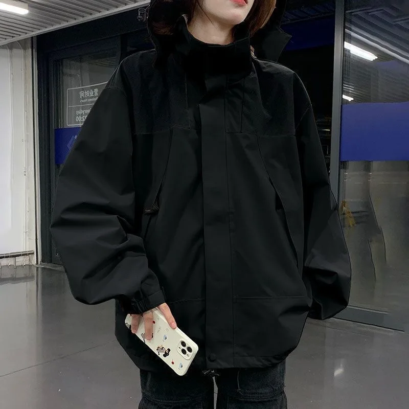 جودة عالية عصرية وبسيطة على الطراز الياباني Harajuku سترة فنية عالية الأداء عصرية تناسب الجميع على طراز الشارع #3