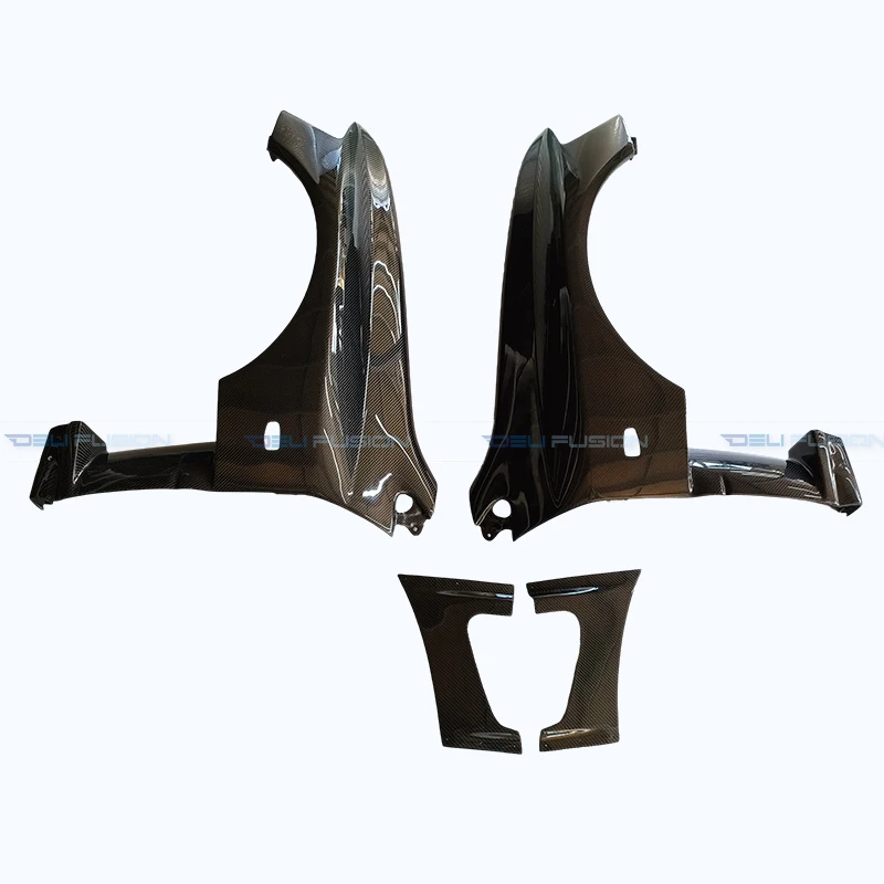 For 2001-2007 Lancer Evolution Evo 7 8 9 VRS Style Carbon Fiber Front Fender Wide Body Kit Vented Wheel Arches Fender - view 4