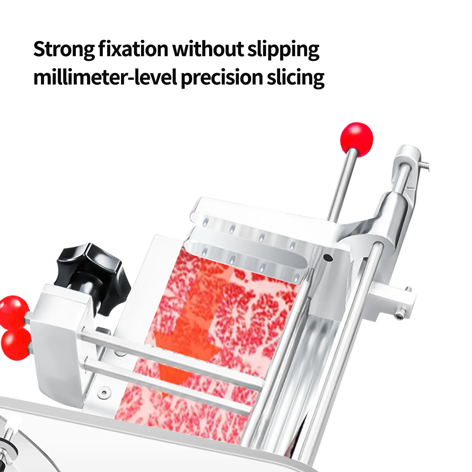 # for Heavy Armor New Electric Frozen Meat Slicer 0~8mm Thickness Adjustable Semi-Automatic 40 Pieces/Min 250mm Blade