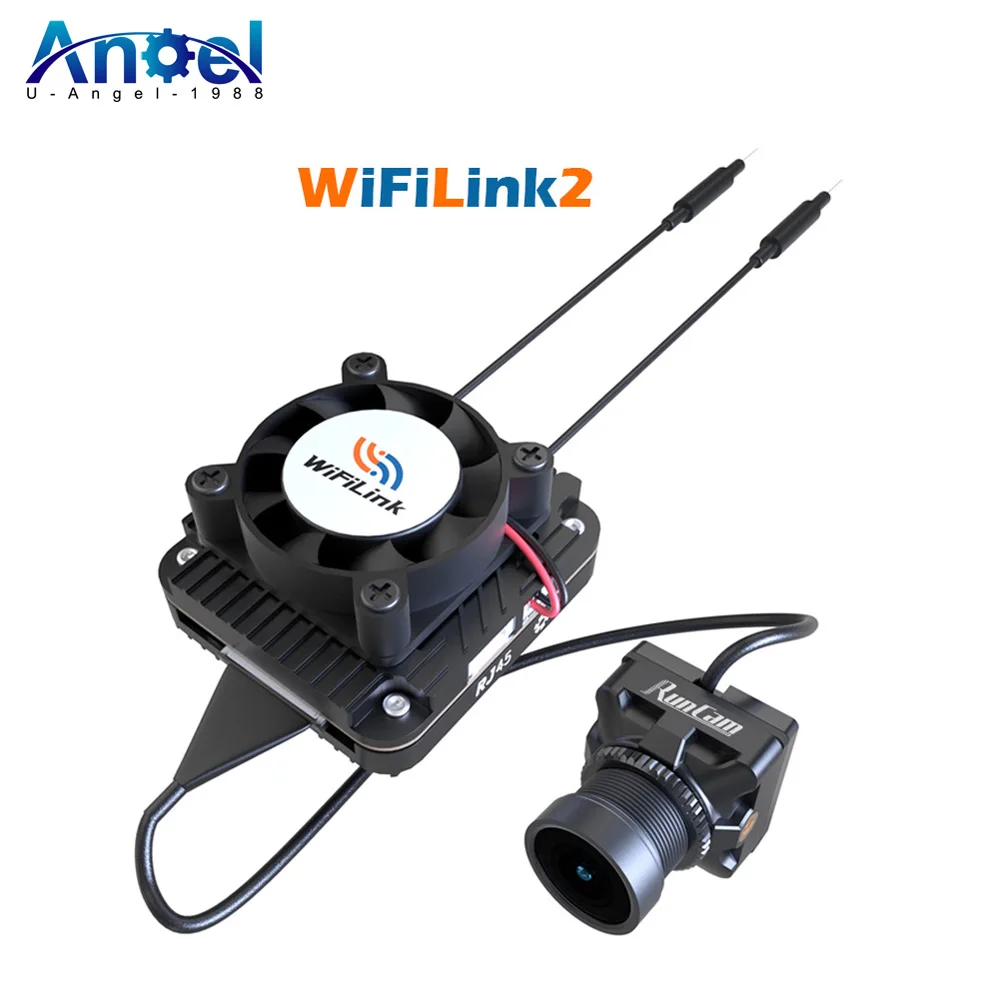 

RunCam Wireless WiFiLink2 WiFiLink2-G Digital HD FPV Transmitter Based on OpenIPC with 1080P FOV 160° FPV Camera for Drone Parts