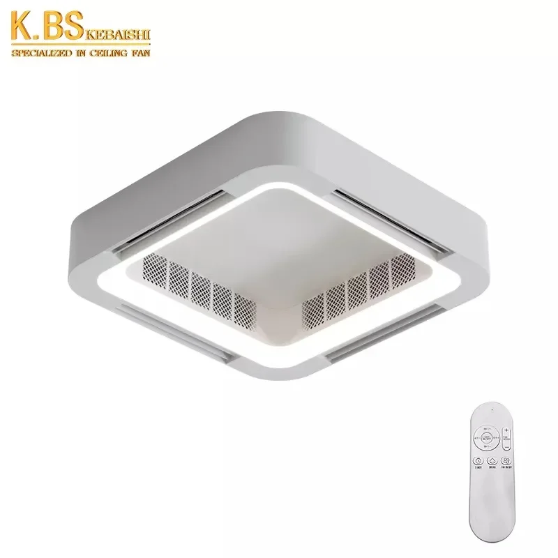 Hot Selling App Control Bladeless Led Plafond Ventilator Licht Afstandsbediening Plafondlampen Met Ventilator