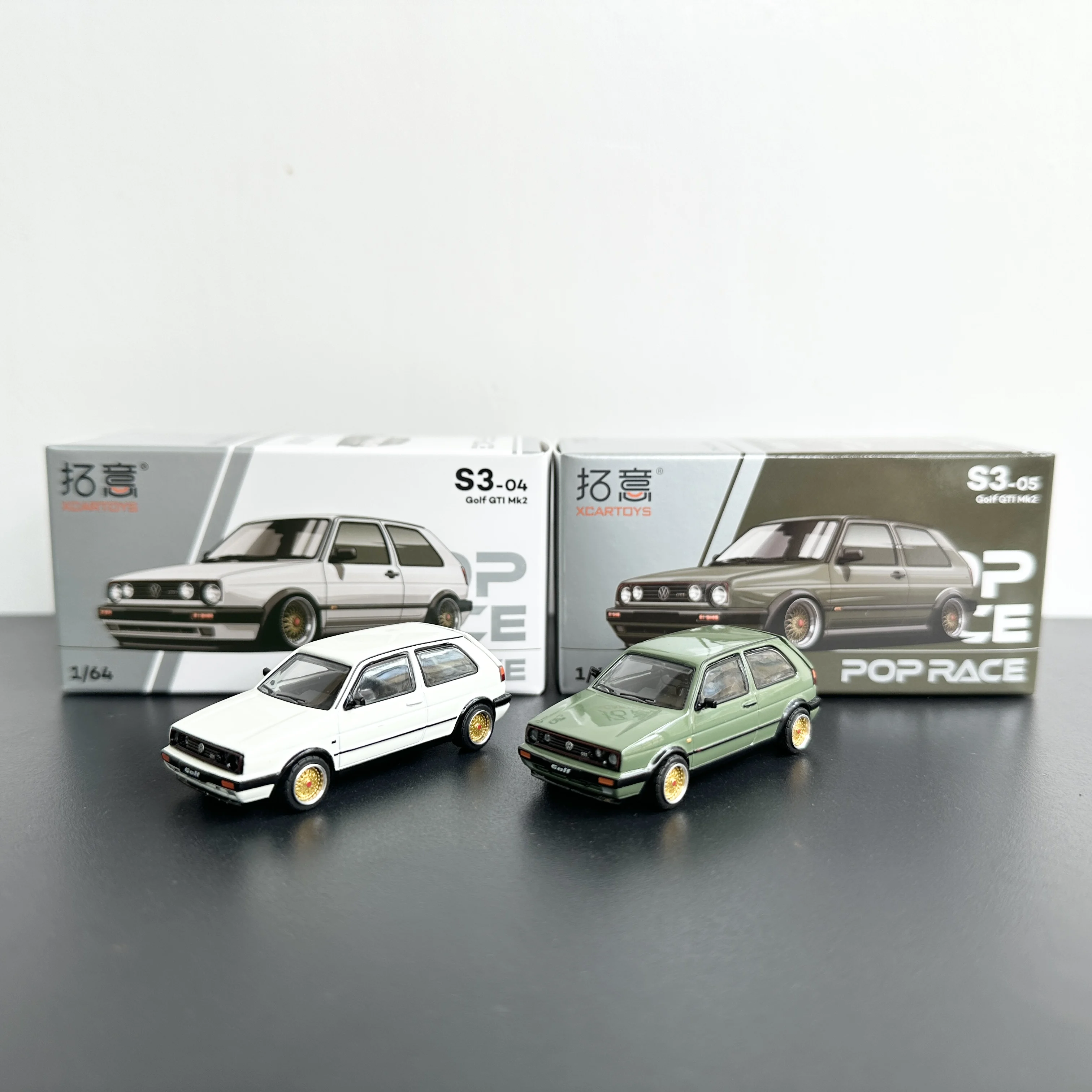 

1:64 VW Golf GTI Mk2 Alloy Car Model, A POPRACE Collection