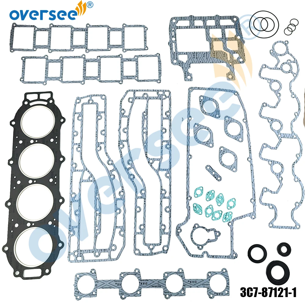 3c7-87121-0 Power Koppakking Set Voor Tohatsu Nissan 4 Cyl 115hp 120hp 140hp Buitenboord-3c7871210