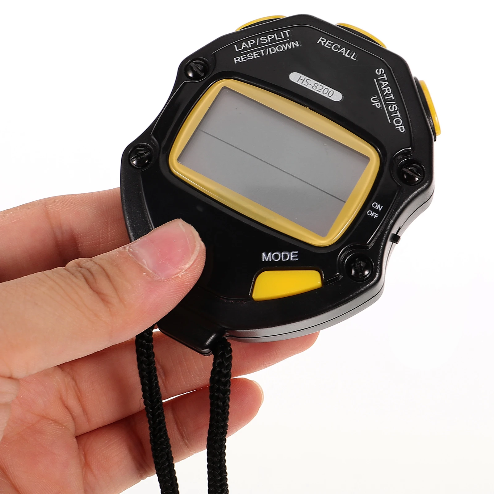 

Electronic Stopwatch Digital Timer for Sports Lap Chronograph Watch 20 Laps Split Time Workout Timing