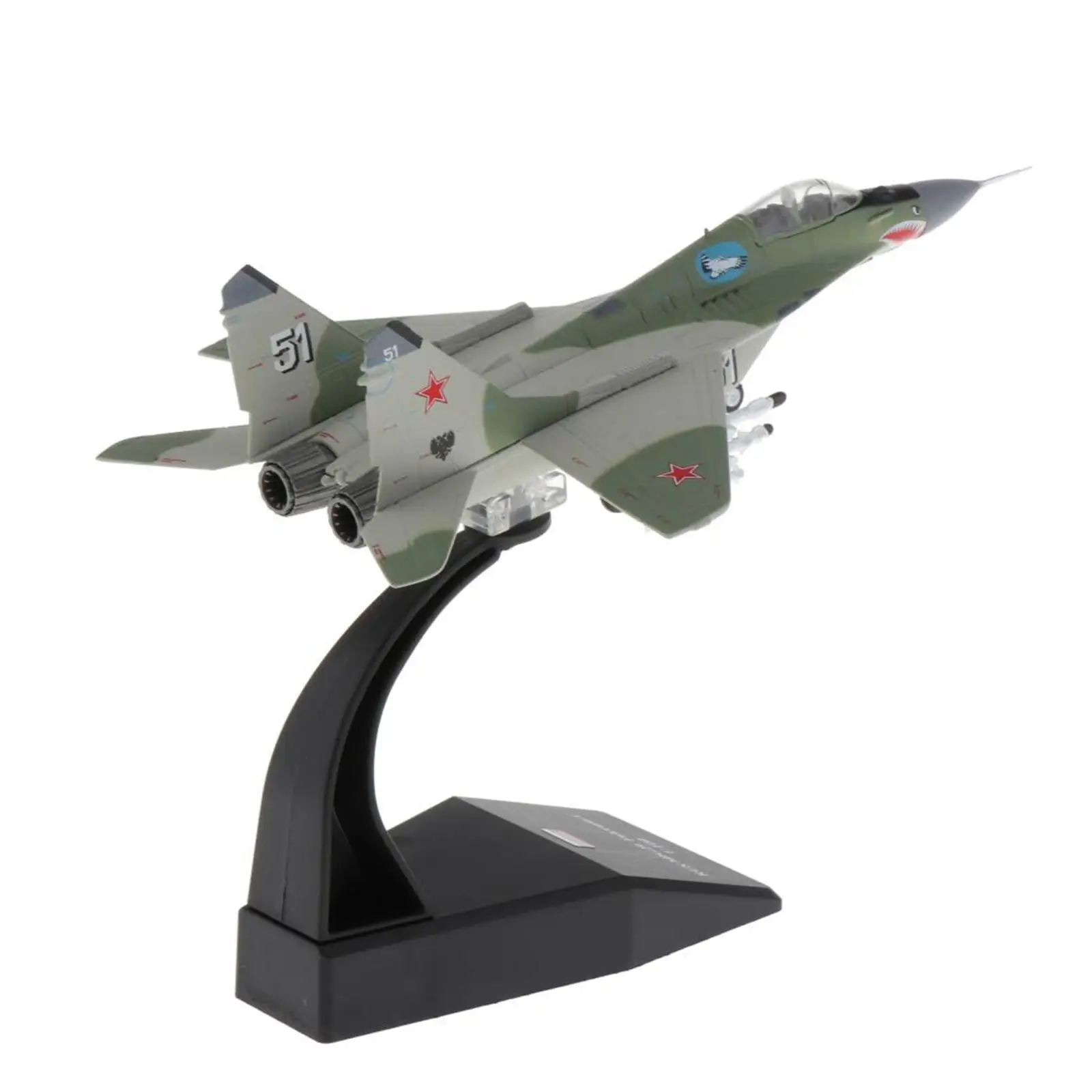 1/100 MIG-29 Fighter Plane Alloy Dispaly Stand Diecast Aircraft Model Commemorate Collection for Friends