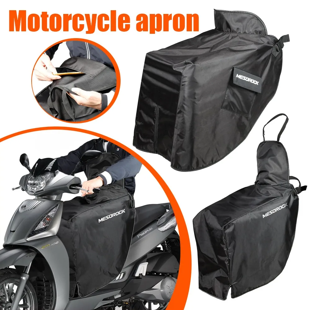 1 Pcs Motorcycle Windshield Cover Winter Warm Riding Apron Electric Vehicle Waterproof Cold-proof Chest And Leg Cover Windproof