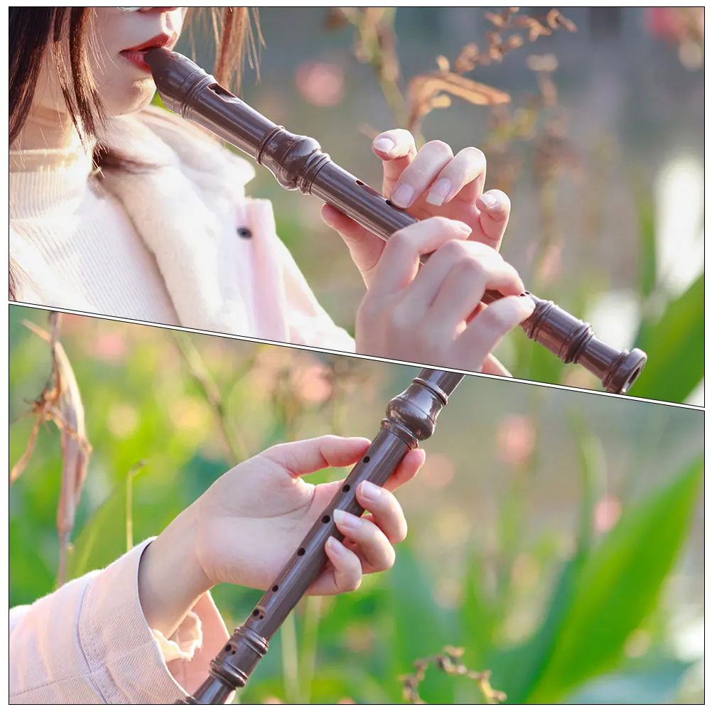 

Recorder Instrument Beginner Recorder4. Soprano Christmas Flute Musical Instruments 8-hole Children's Resin Holes Student