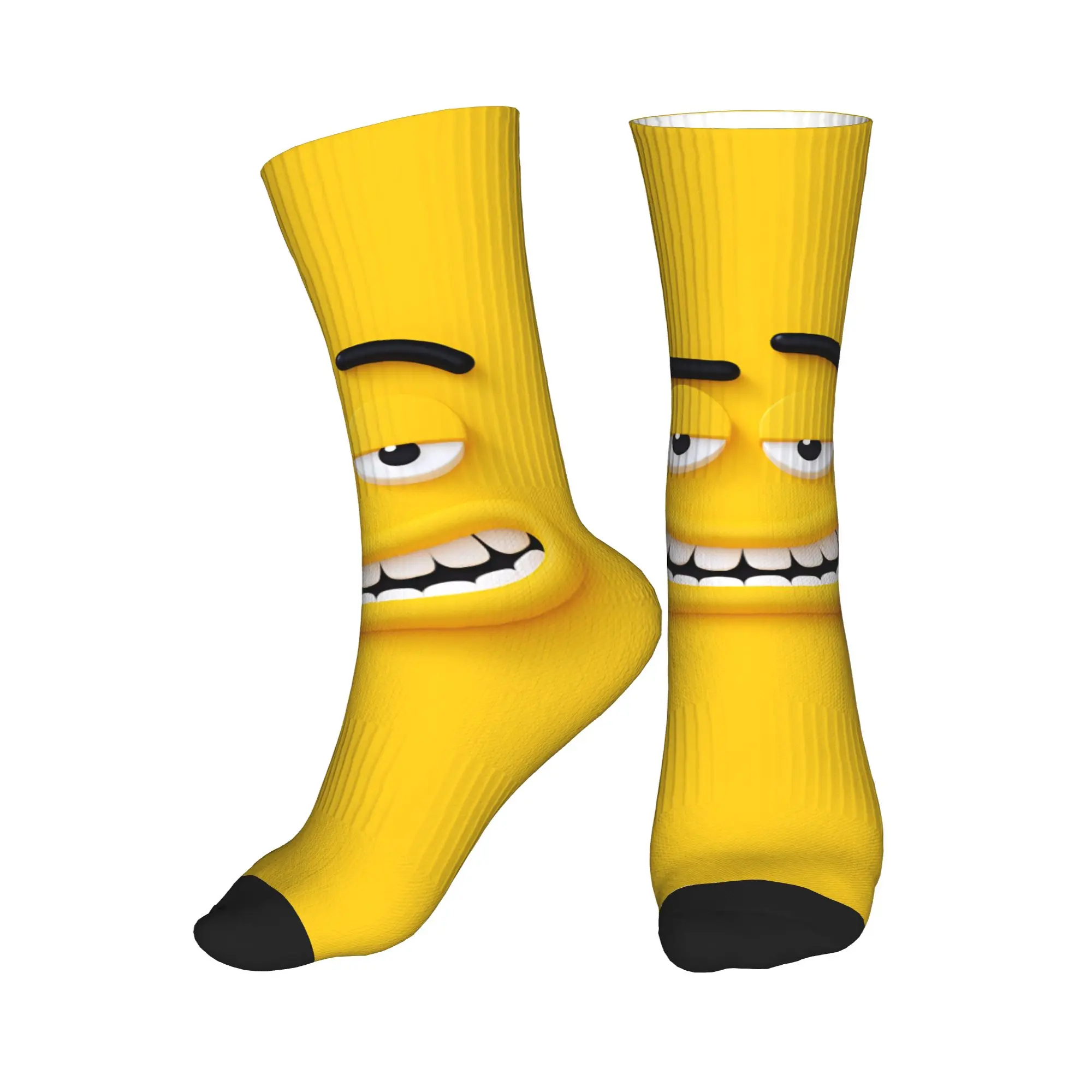 

Unisex Men Socks Funny Cartoon Face Meme Stockings Anti Skid Breathable Socks Winter Retro Pattern Outdoor Socks
