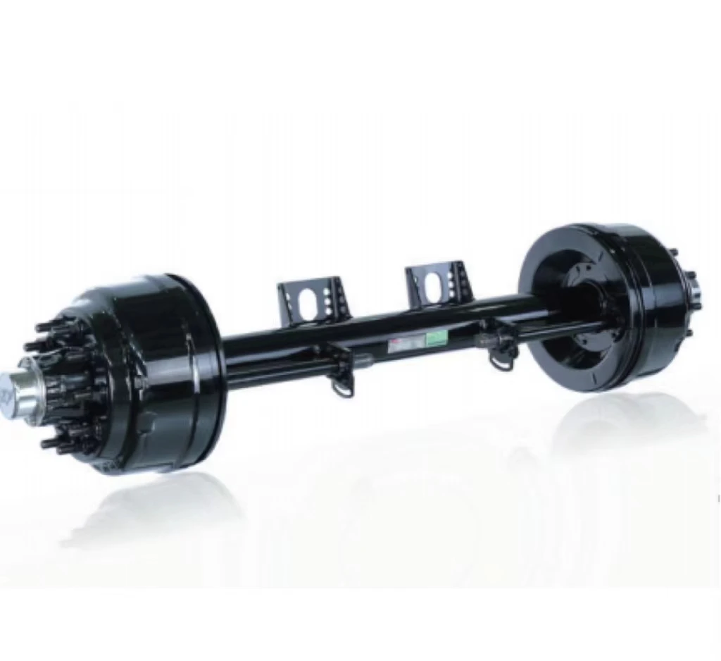 Part Truk Berat TLF Axle, Drum Rem Baja Berkualitas Tinggi, As Roda Semi-trailer Eksternal