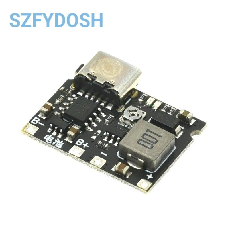 3.7V To 9V 5V 2A DC-DC Step Up Boost Module 18650 Lithium Battery Charging Discharging Board Type-C DC Booster Converter Module