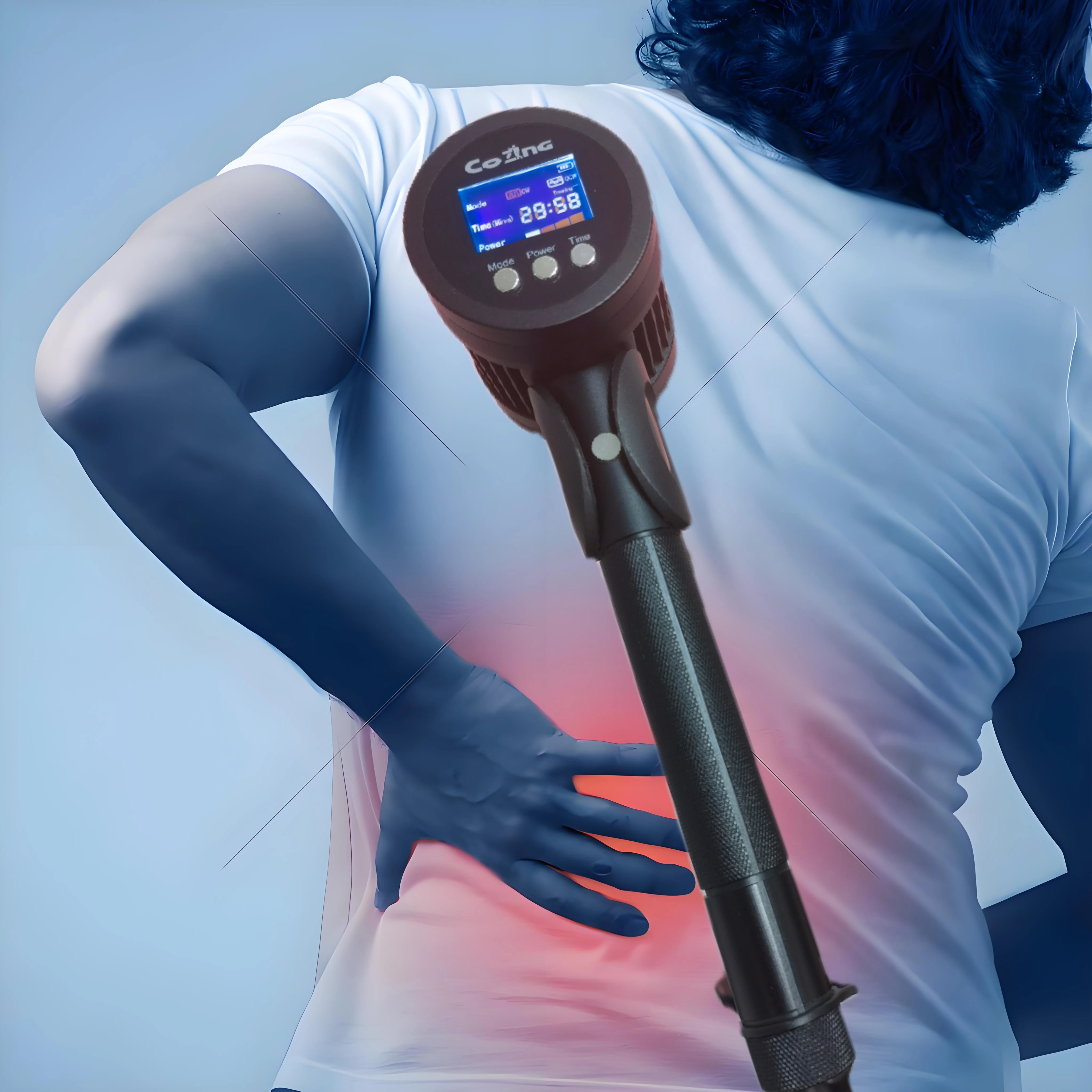 

Red Pet Therapy Laser Class 4B 1295mW Low Level Light 650nmX19Diodes+808nmX6Diodes For Pain Carpal Tunnel Syndrome