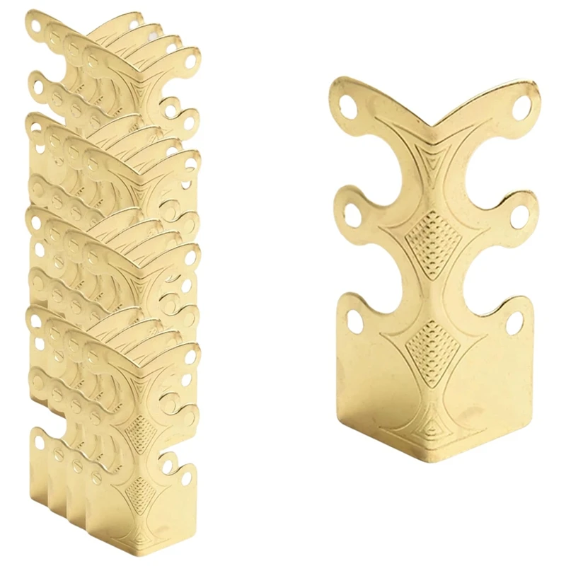 ABMR - Ochraniacze narożników listwy przypodłogowej, 24 szt. Ochraniacze narożników listwy przypodłogowej, dekoracyjna osłona zabezpieczająca w stylu vintage do listwy przypodłogowej