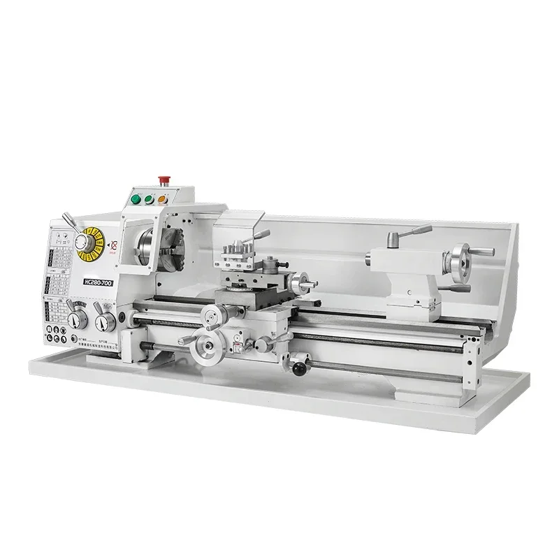 Household small lathe, high-precision variable speed horizontal upgraded multi-function bead machine tool HC280