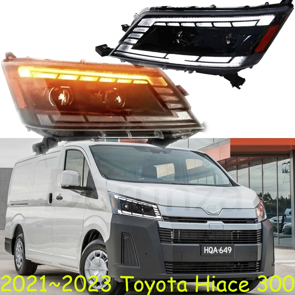 

car bumper headlamp for Toyota Hiace 300 headlight LED 2021～2023y car accessories head lamp for Toyota Hiace fog light