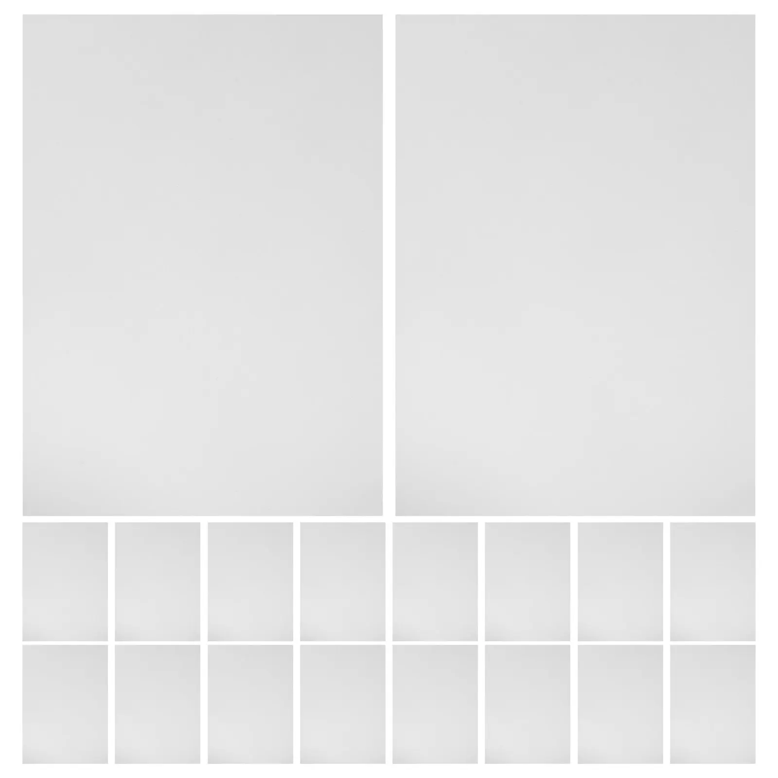 30Sheets Professional Grade Blank Poster Paper Heavyweight Sketch Paper for DIY Art Drawing Writing Advertising Displays