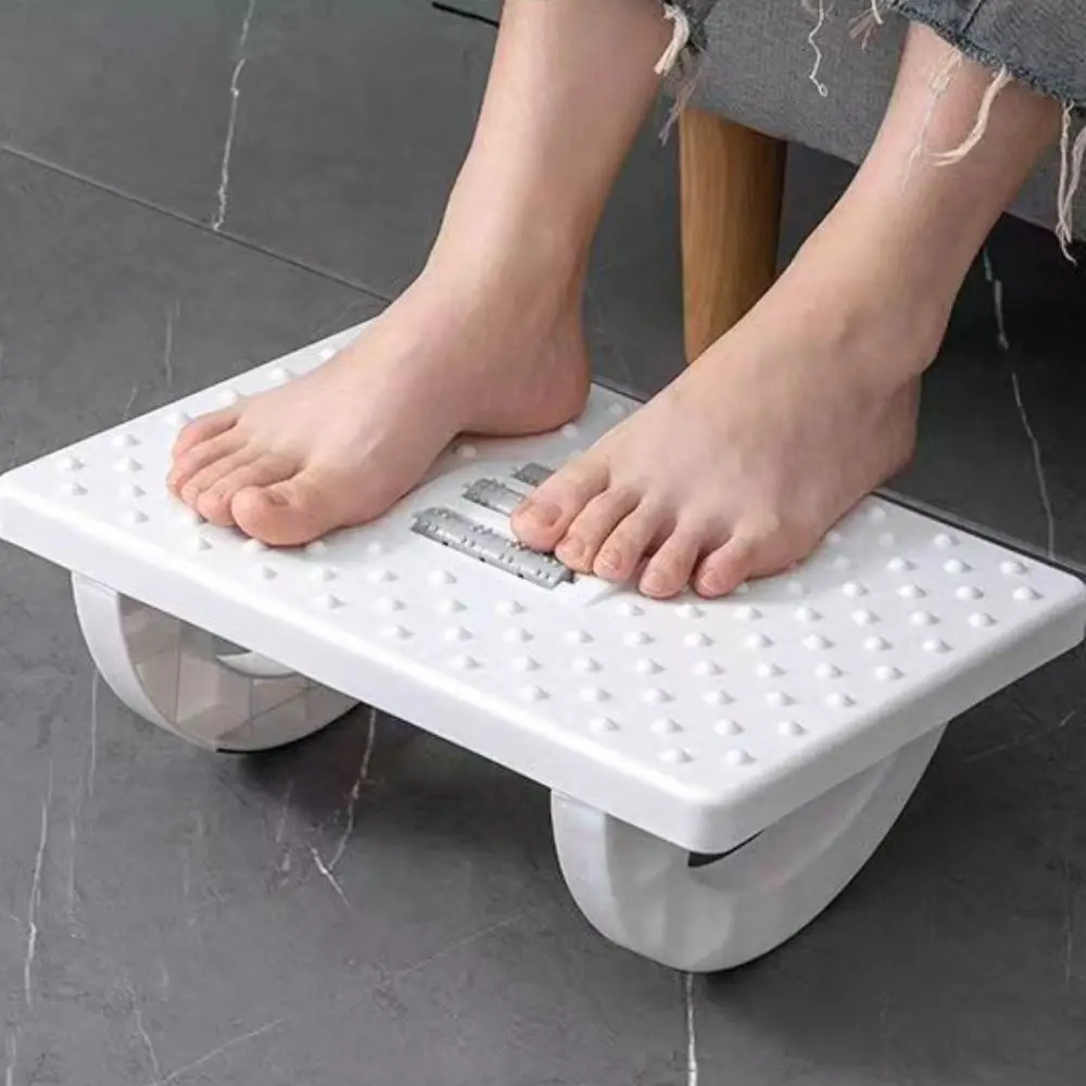 

High Quality With Massage Rollers Foot Massage Stool Shakable Ergonomic Foot Rest Durable Portable Under Desk Footrest Home