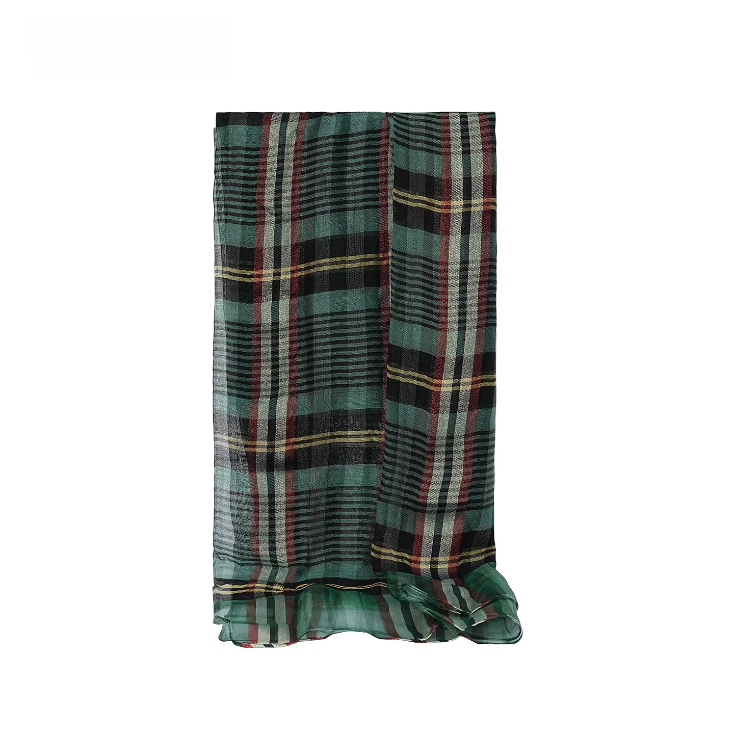 jifen-autumn-winter-new-fashionable-thin-mixed-fiber-scarf-women's-versatile-medium-length-neck-warmer-scarf-anti-aging