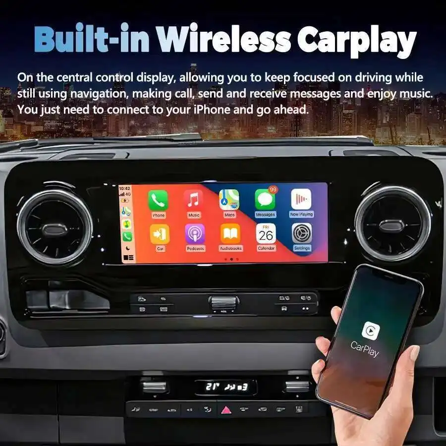 10.25inch Android Screen Navigation For Mercedes Benz Sprinter W906 2016-2020 Stereo Bluetooth Carplay Car GPS Multimedia Player