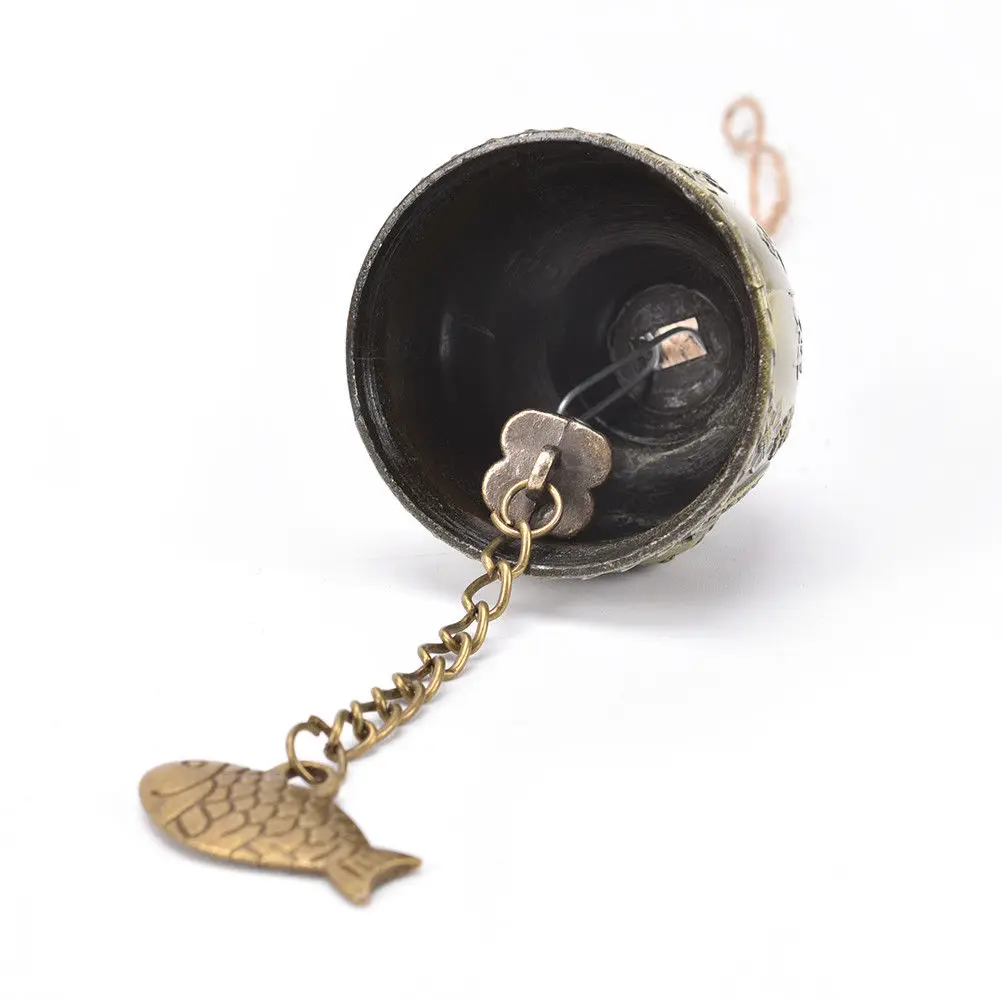 home decor Bronze living room Blessing Good Luck Wind Chime Fortune Car Accessories Zinc Alloy Bell gifts high quality