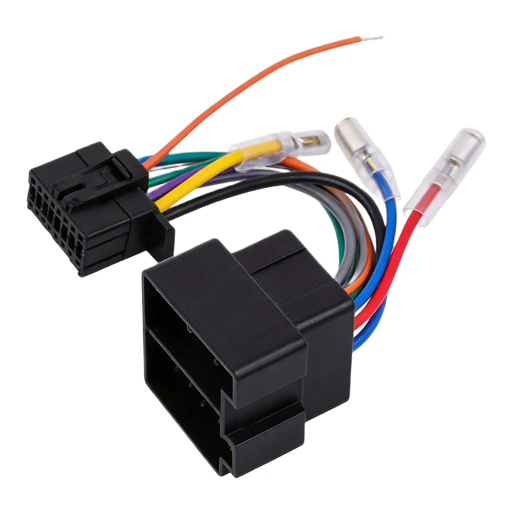 16 Pin Wiring Harness Car Radio Wiring Harness No Rewiring Needed Non-destructive Transfer Quick Mating Reliable Compatibility