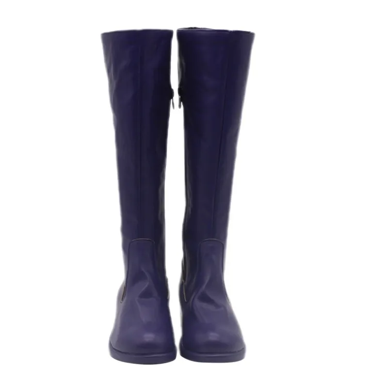 รองเท้าคอสเพลย์มิรา จากอนิเมะ KPop Demon Hunters HUNTR/X ชุดมิรา รองเท้าบูทสำหรับงานปาร์ตี้ฮาโลวีน คอมมิคคอน ผู้ใหญ่ ผู้หญิง ผู้ชาย