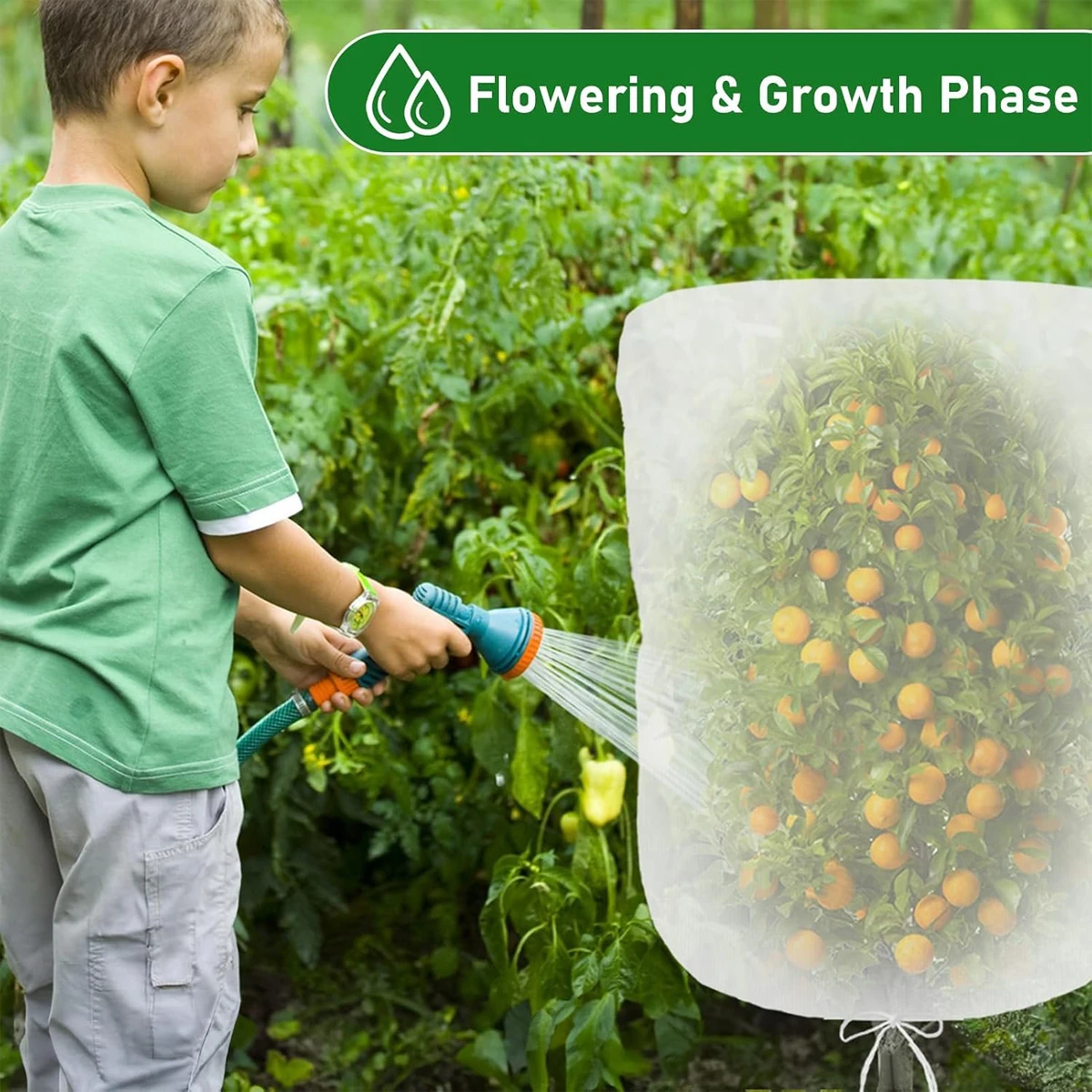 Durable Breathable Fine Mesh Plant Protection Tomato Stand Cover Insect-proof Net Gardening Vegetable Anti Anti-bird Garden Care