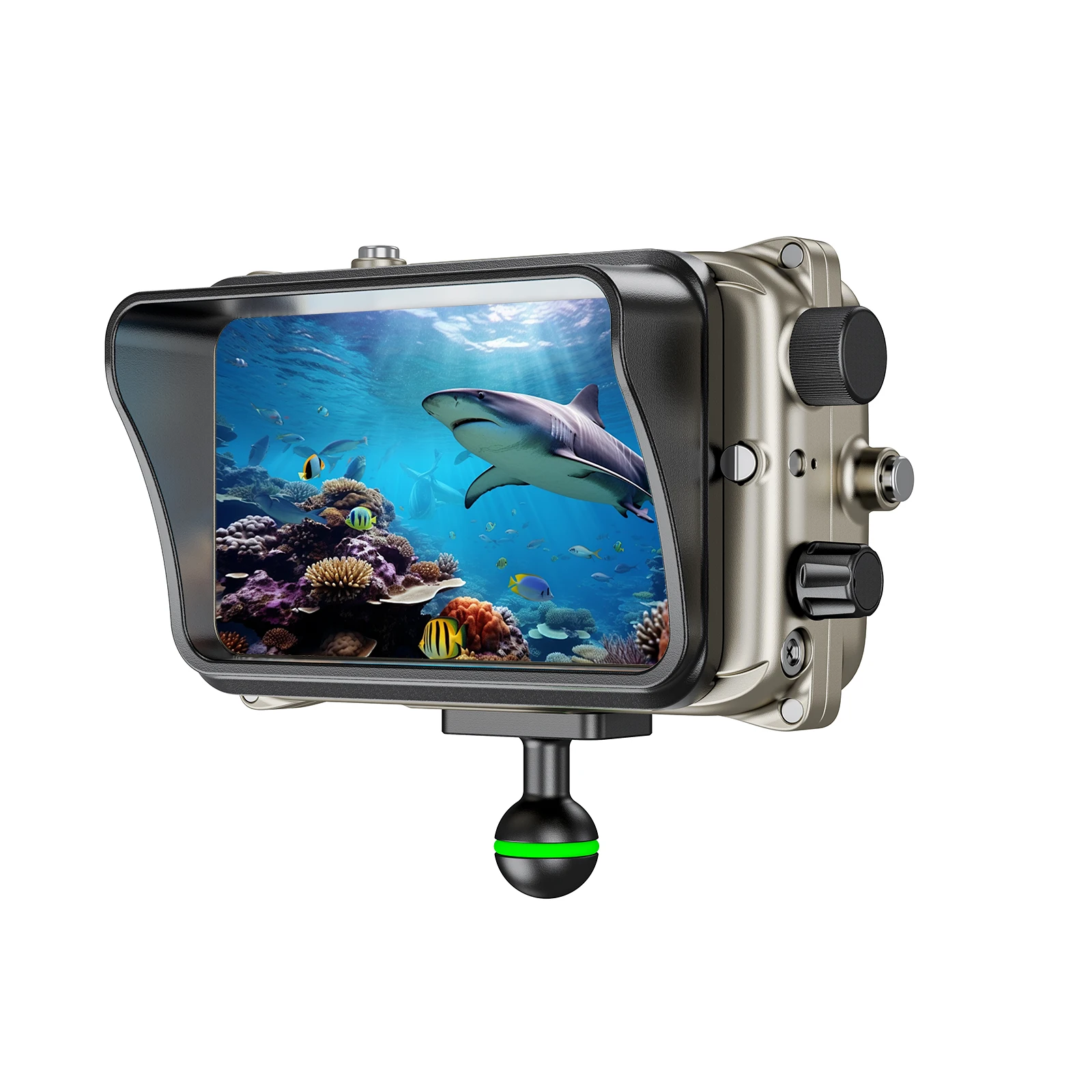 Sea frogsSF-J022026 latest monitor with built-in waterproof case and integrated inside