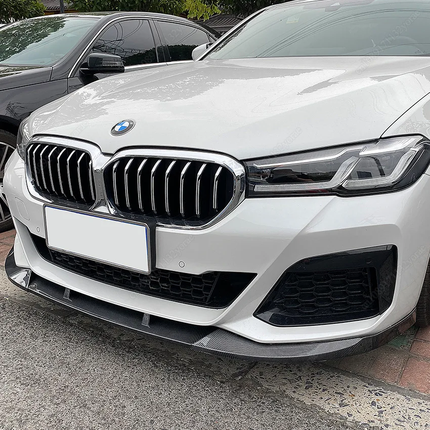 For BMW 5 Series G30 G31 LCI M Performance Style 520i 530i 530d M550i 2020-2023 Front Bumper Lip Spoiler Splitter Bodykit Tuning