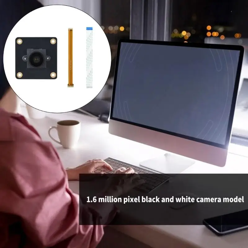 

IMX296 1,6-мегапиксельная промышленная камера, сменный модуль камеры с глобальным затвором для проекта роботизированной F19E