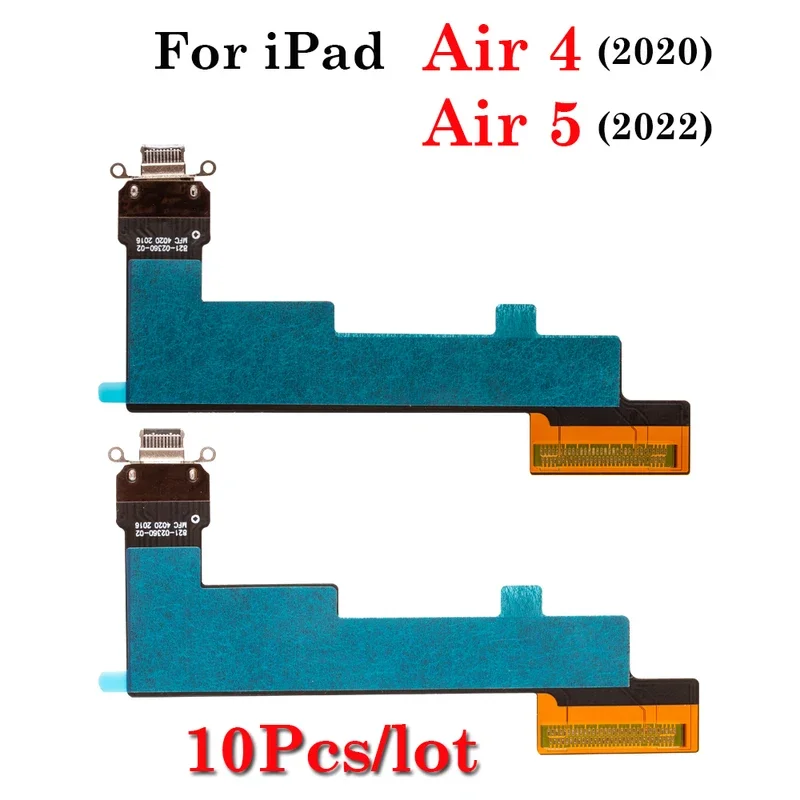 10PCs charging port flex cable for iPad Air 4 air 5 4G WiFi version USB charger port dock connector plug socket Jack ribbon