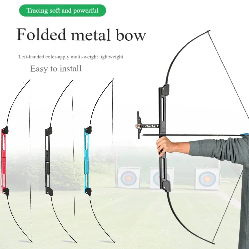 

Archery Folding Bow 35lbs Straight bow Recurve bow 58'' for Outdoor Camping Survival Portable Hunting Bow