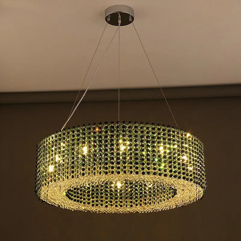 Designer crystal chandelier living room new LED decorative lighting modern minimalist luxury hotel project lights