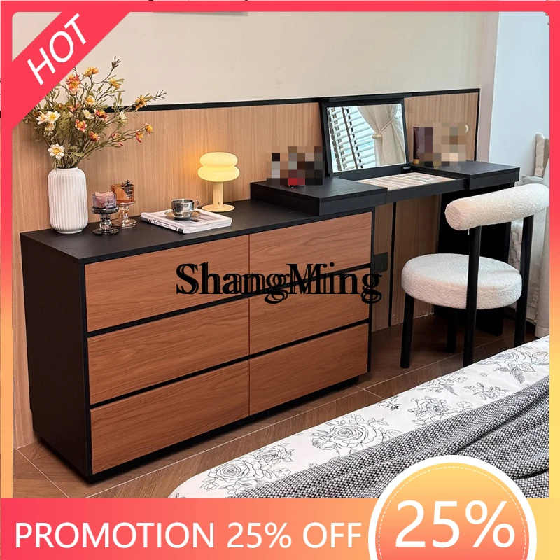 

SM style dresser six buckets integrated solid wood corner medium and ancient style bedroom storage cabinet