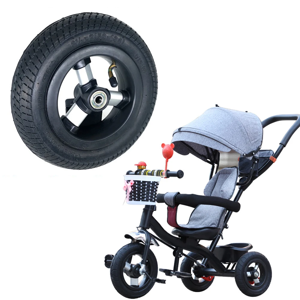 8 1/2X2 (50-134) Rubber Wheel Tire Children's Tricycle Tire 8.5 Inch Inner Tube Baby Stroller Tire Anti-acid Anti-corrosion