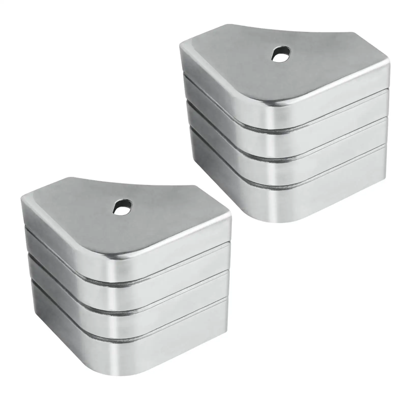 Aluminum Corner Caps for Pontoon Deck Marine Accessories Rounded Guard Edge for Boat Dock Projects